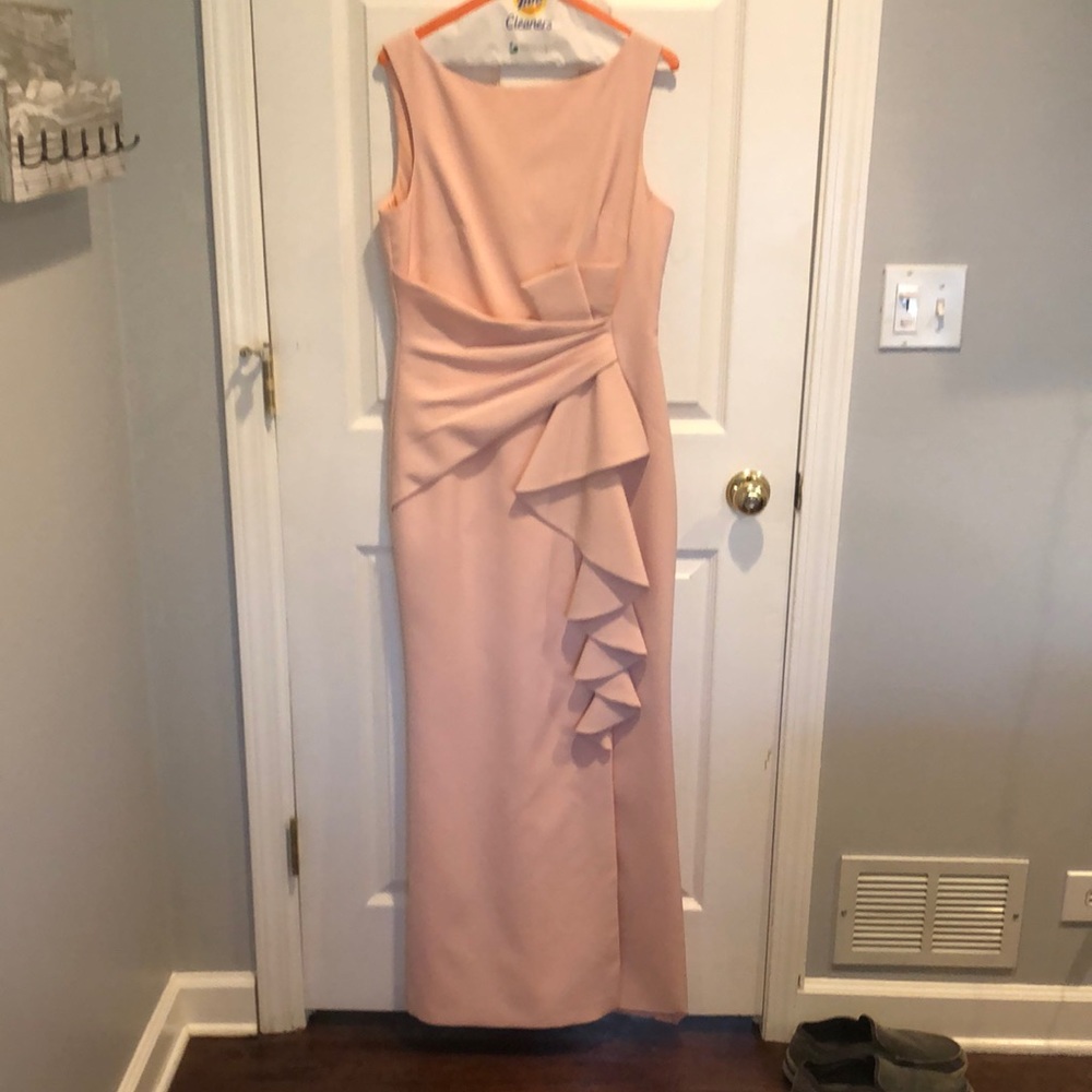 Eliza J formal pink long dress size 8 EC